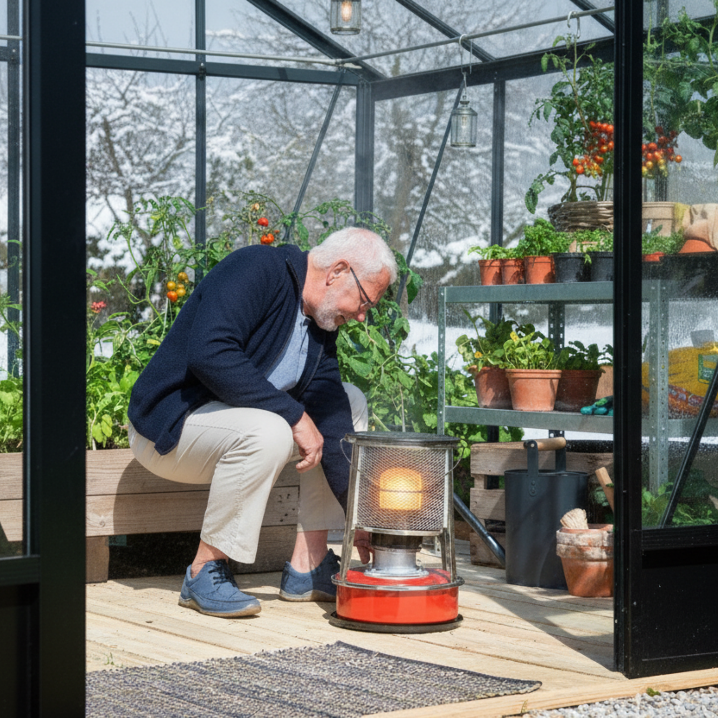 Réchaud de Serre | Pour 15m² | Conso : 0,26L/h